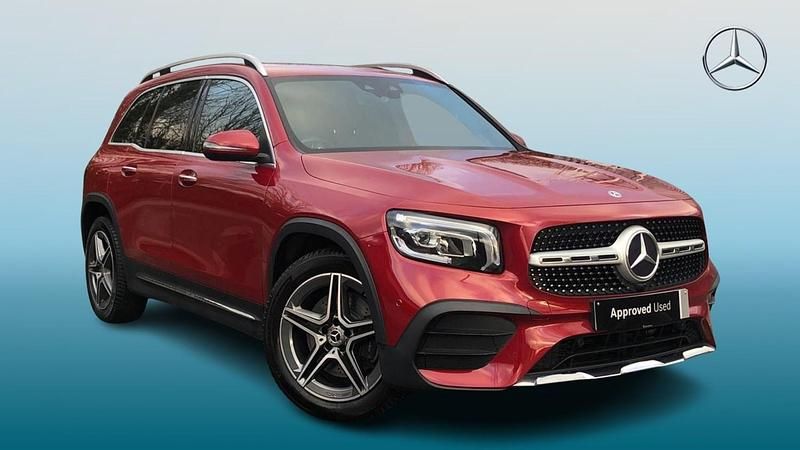 Used Mercedes GLB220 AMG line 2021 Red SUV