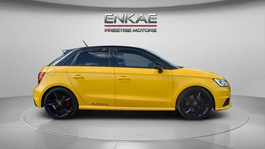 Used Audi S1 Sportback Business 231 HP (169 kW) 2017 Yellow Hatchback