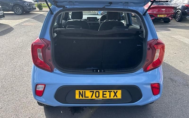 Used Kia Picanto 67 HP (49 kW) 2020 Blue Hatchback