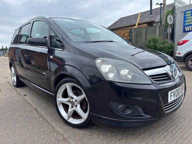 Black Used 2008 Vauxhall Zafira SRi MPV | £2,495 (Fair price) - Image 1/3