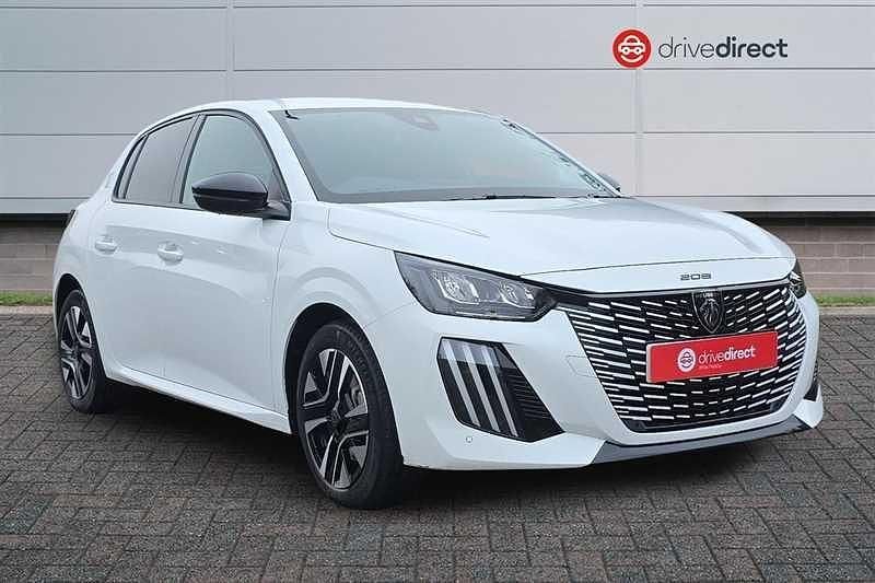Used Peugeot 208 Allure 100 HP (73 kW) 2024 White Hatchback