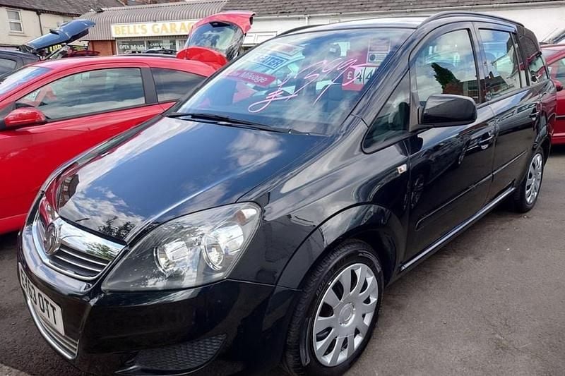 Black Used 2013 Vauxhall Zafira MPV | £3,995 (A bit pricey) - Image 1/1