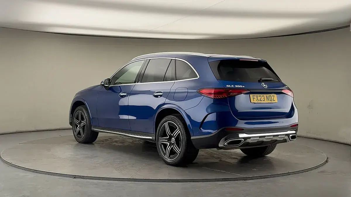Used Mercedes GLC300e AMG line 313 HP (230 kW) 2023 Spectral blue SUV