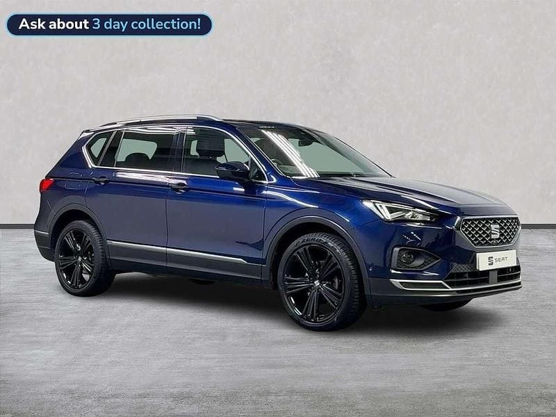 Blue Used 2020 Seat Tarraco XCELLENCE Lux SUV | £21,599 (Fair price) - Image 1/4