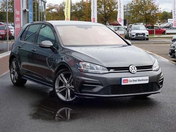 Grey Used 2017 VW Golf VII R-line Hatchback | £14,799 (Fair price) - Image 1/4