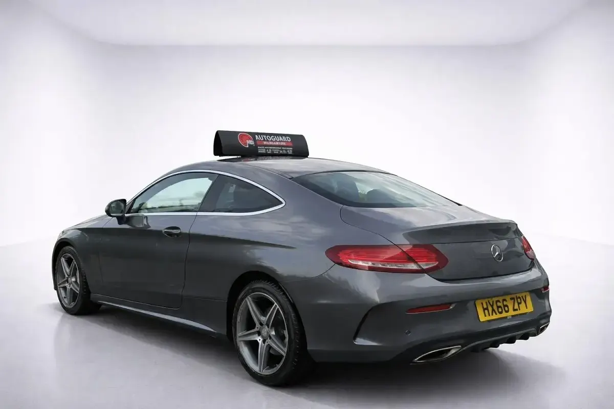 Used Mercedes C200 AMG line 2016 Grey Coupe