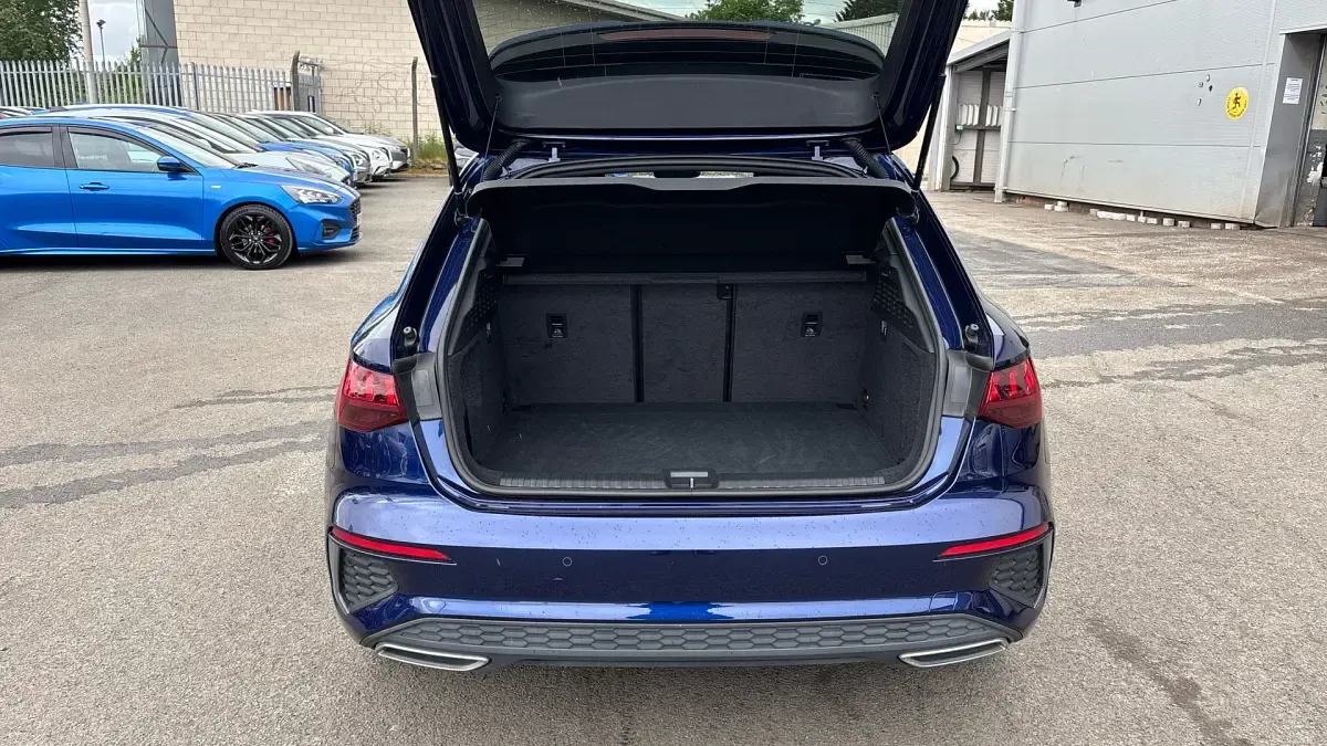 Used Audi A3 S-Line 110 HP (80 kW) 2024 Blue Hatchback