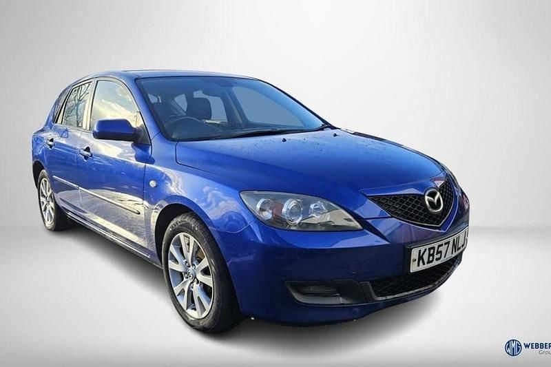 Used Mazda 3 103 HP (75 kW) 2007 Blue Hatchback