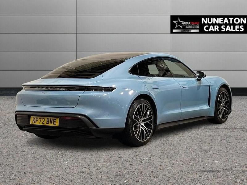 Used Porsche Taycan Performance Package 350 kW (476 HP) 2022 Blue Sedan