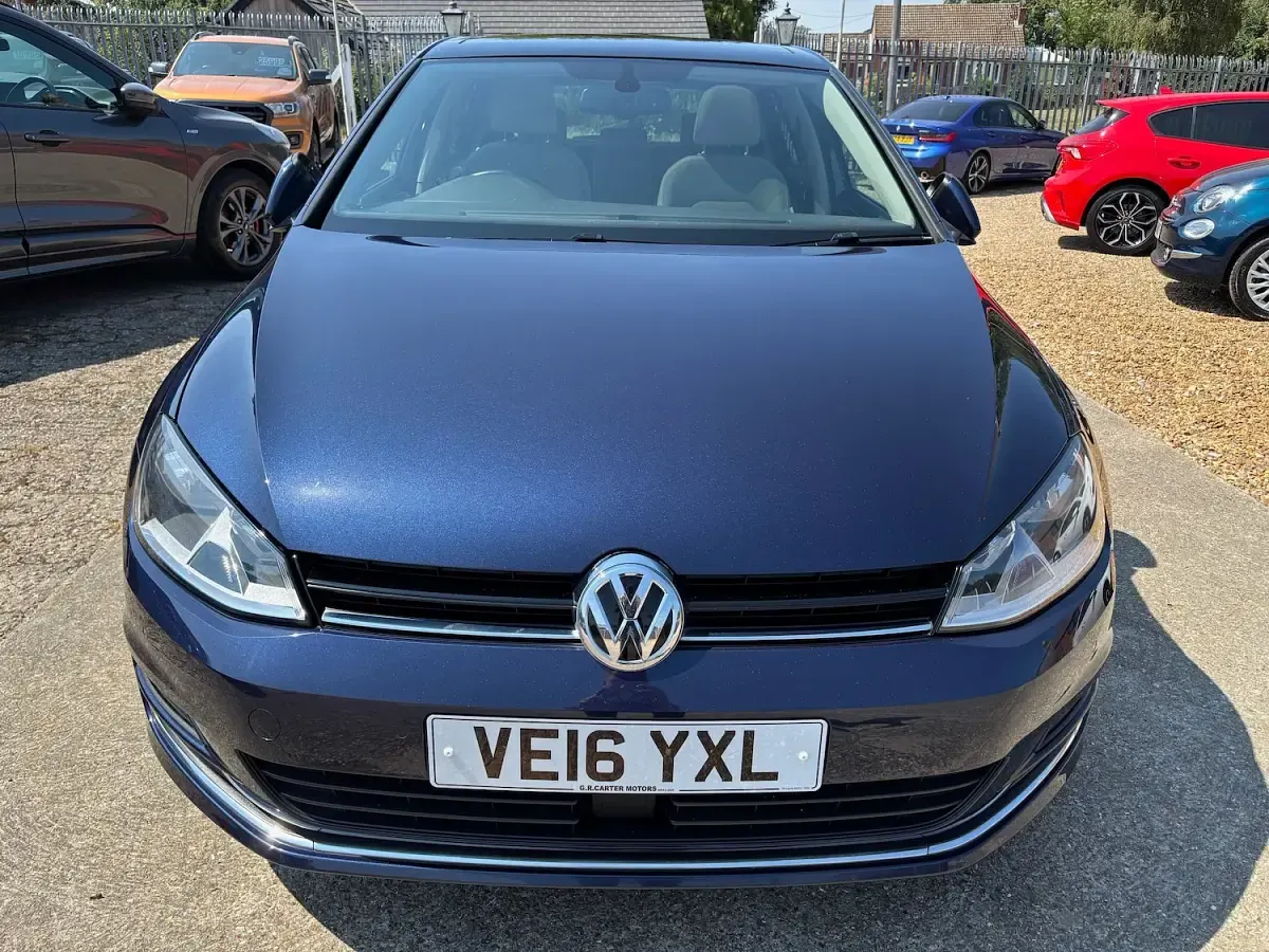 Used VW Golf VII GT 2016 Blue Hatchback