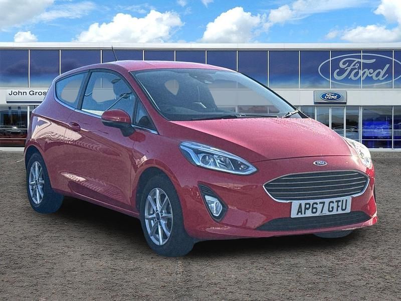 Red Used 2018 Ford Fiesta Zetec Hatchback | £6,995 (Fair price) - Image 1/3
