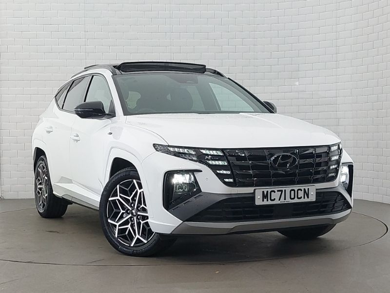 White Used 2021 Hyundai Tucson N Line SUV | £25,098 (Fair price) - Image 1/4