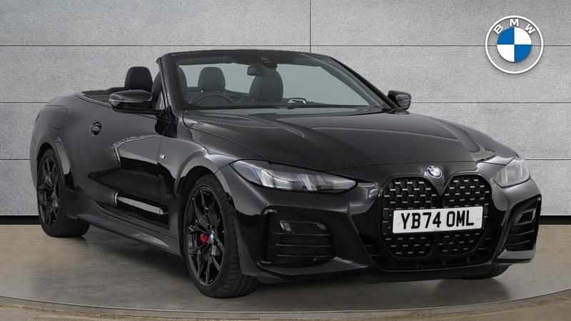 Black Used 2024 BMW 420 M Sport Cabriolet | £44,500 (Expensive) - Image 1/4