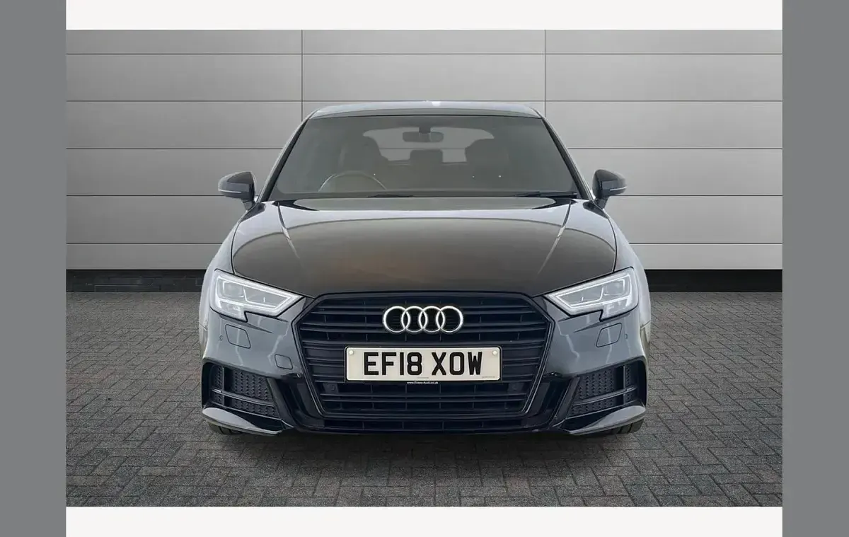 Used Audi A3 Black Edition 147 HP (108 kW) 2018 Black Sedan