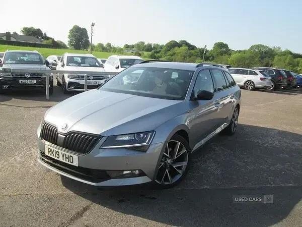 Used Skoda Superb SportLine 150 HP (110 kW) 2019 Grey Estate