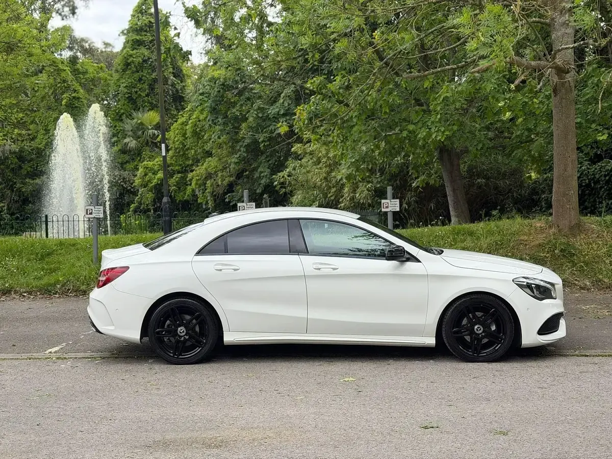 Used Mercedes CLA180 AMG line 2018 White Sedan