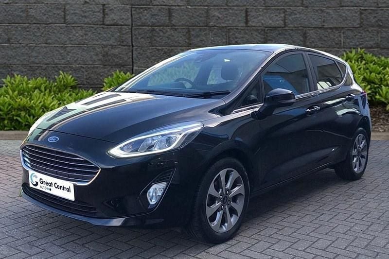 Usado Ford Fiesta Titanium 100 HP (73 kW) 2020 Preto Citadino
