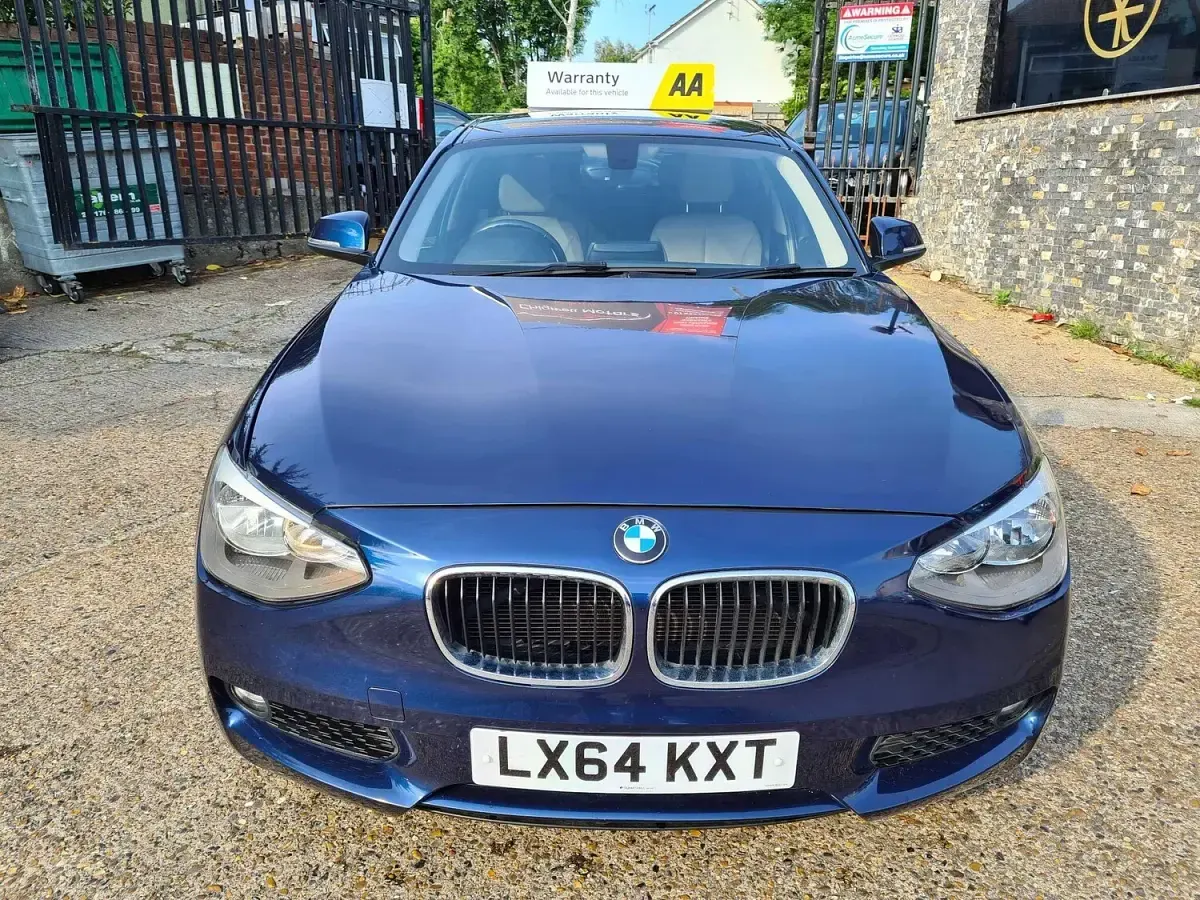 Used BMW 116 Impressive 2014 Blue Hatchback