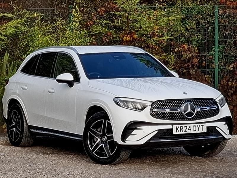White Used 2024 Mercedes GLC300e AMG line SUV | £45,998 (Fair price) - Image 1/4
