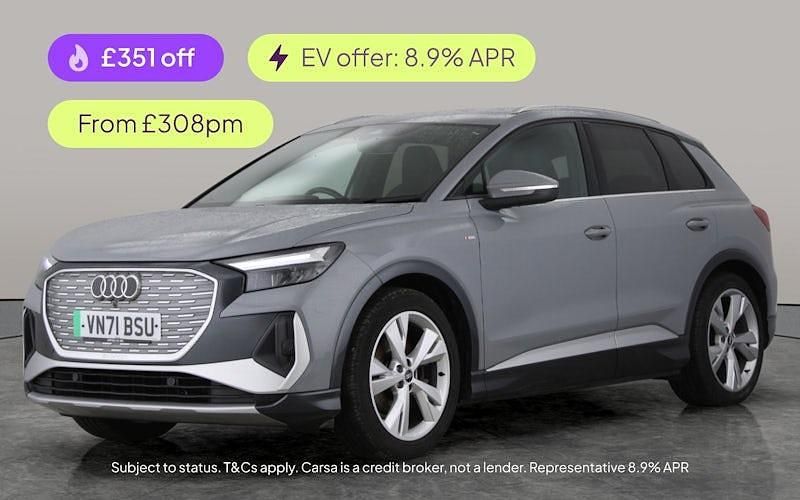 Used 2022 Audi Q4 e-tron S-Line SUV | £18,694 (Super price) - Image 1/3