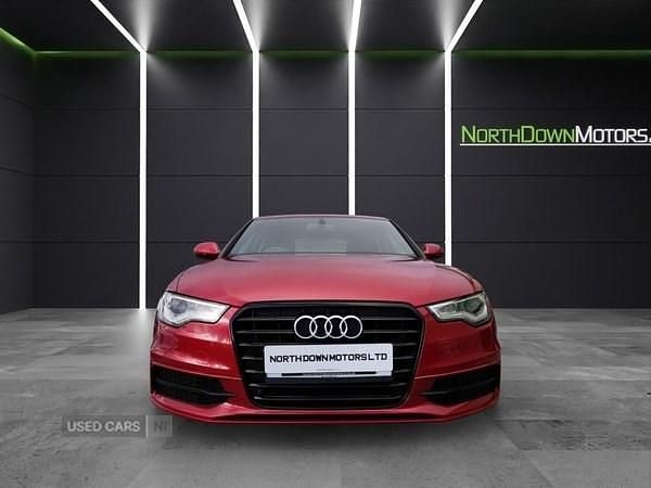 Used Audi A6 S-Line 2014 Red Sedan