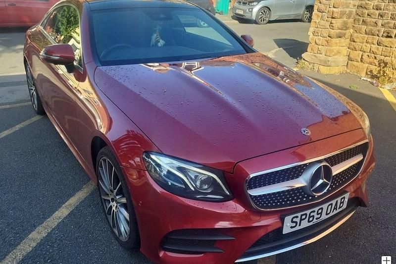 Red Used 2019 Mercedes E220 AMG line Coupe | £16,490 (Good price) - Image 1/1