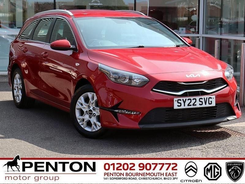 Red Used 2022 Kia Ceed Sportswagon 2 Estate | £11,190 (Fair price) - Image 1/4