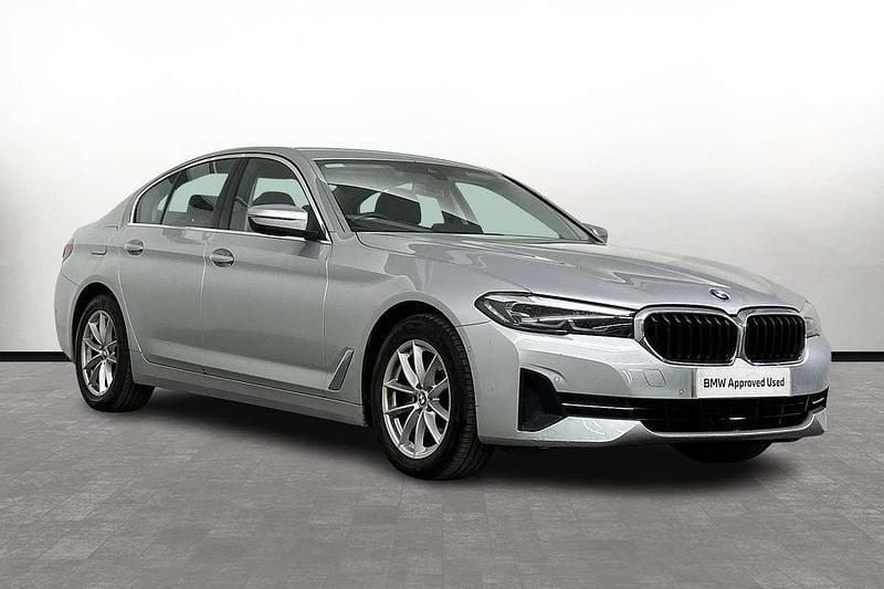 Silver Used 2021 BMW 520 Comfort Edition Sedan | £22,200 (Fair price) - Image 1/3
