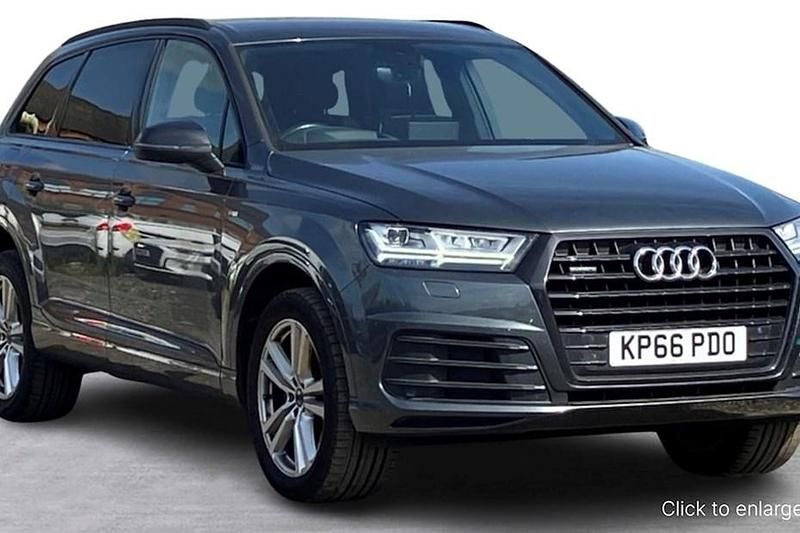 Grey Used 2016 Audi Q7 S-Line SUV | £17,495 (Expensive) - Image 1/1