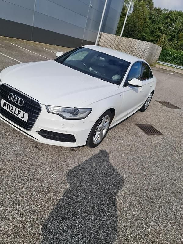 Used Audi A6 S-Line 2012 White Sedan
