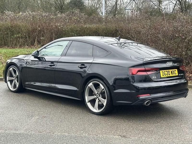 Used Audi A5 Sportback Black Edition 150 HP (110 kW) 2020 Black Hatchback