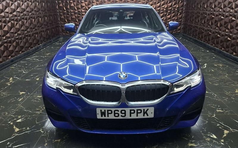 Used BMW 330e M Sport 292 HP (214 kW) 2019 Blue Sedan
