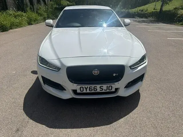 Used Jaguar XE R-Sport 180 HP (132 kW) 2016 White Sedan