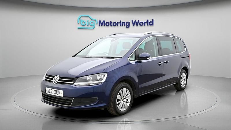 Used VW Sharan SE 150 HP (110 kW) 2021 Blue MPV