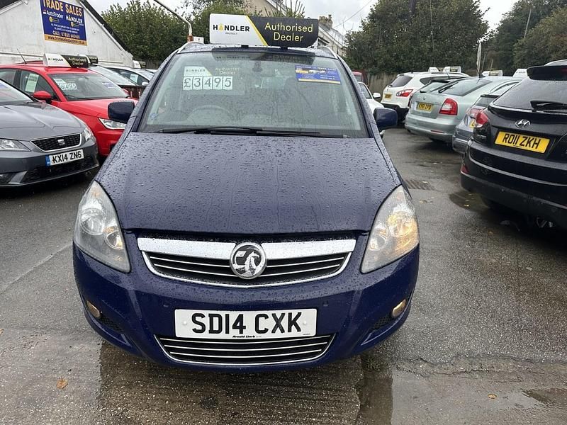 Used Vauxhall Zafira Design Edition 2014 Blue MPV