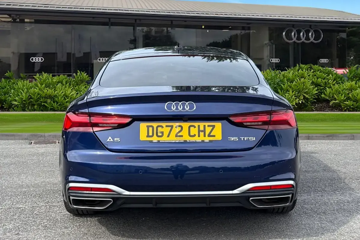 Used Audi A5 S-Line 150 HP (110 kW) 2022 Blue Coupe