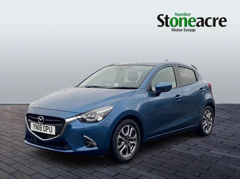 Used Mazda 2 Inclusive 2018 Blue Hatchback