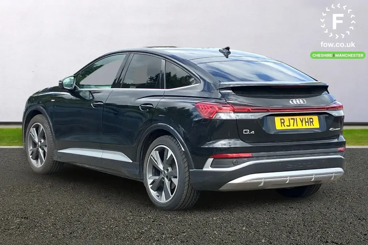 Used Audi Q4 e-tron S-Line 150 kW (204 HP) 2022 Black SUV