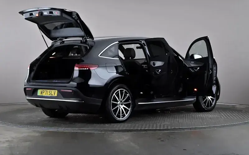Used Mercedes EQC400 AMG line 300 kW (408 HP) 2022 Black SUV