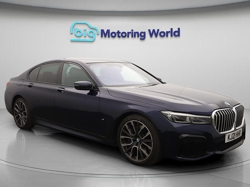 Blue Used 2021 BMW 740 M Sport Sedan | £29,000 - Image 1/4