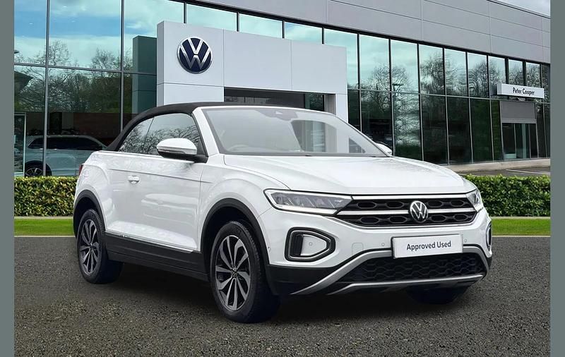 Used VW T-Roc Cabriolet Style 147 HP (108 kW) 2022 White Cabriolet
