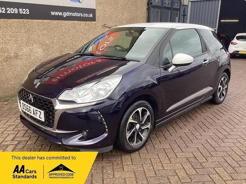 Blue Used 2016 DS Automobiles DS3 Elegance Hatchback | £4,240 (Fair price) - Image 1/4