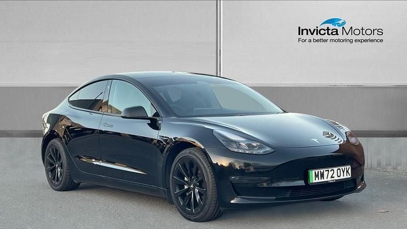 Black Used 2022 Tesla Model 3 Long Range AWD Sedan | £20,250 (Fair price) - Image 1/4