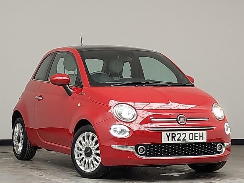 Red Used 2022 Fiat 500 Dolcevita Hatchback | £9,998 (Fair price) - Image 1/4