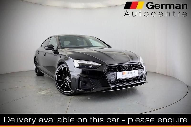 Black Used 2022 Audi A5 S-Line Hatchback | £25,600 (Fair price) - Image 1/2