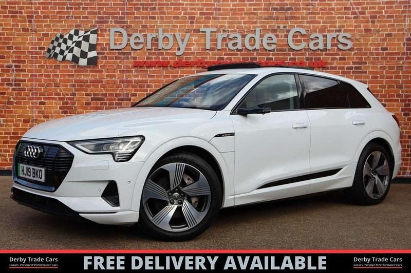 Used Audi e-tron Advanced 300 kW (408 HP) 2019 White SUV