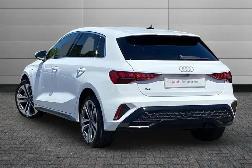 New Audi A3 Sportback e-tron S-Line 201 HP (147 kW) 2026 Arkona white Hatchback