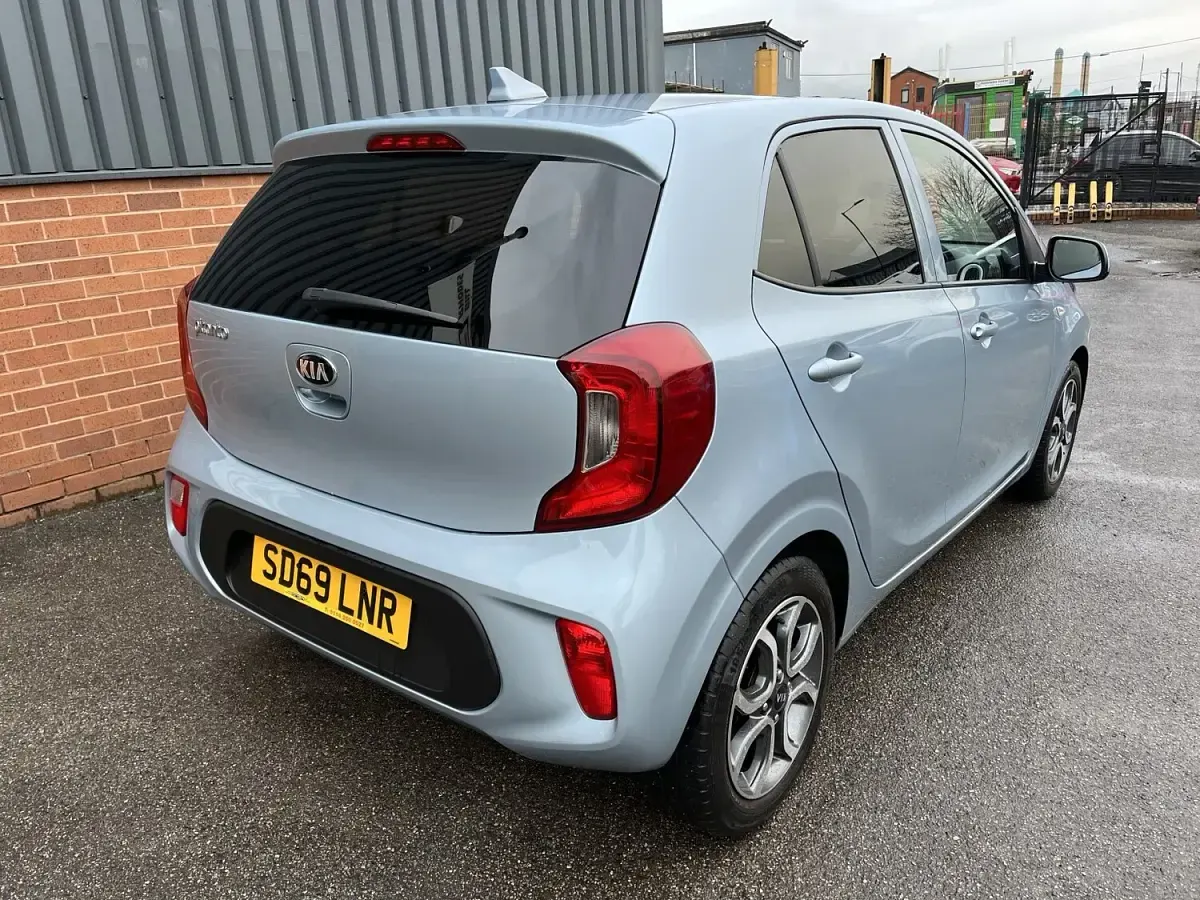 Used Kia Picanto 66 HP (48 kW) 2019 Blue Hatchback