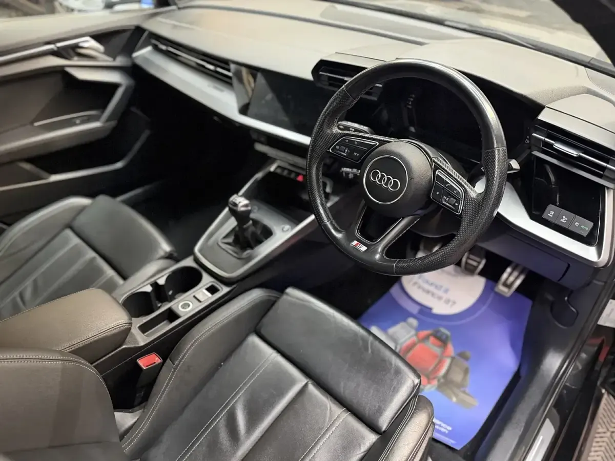 Used Audi A3 S-Line 110 HP (80 kW) 2023 Black Sedan