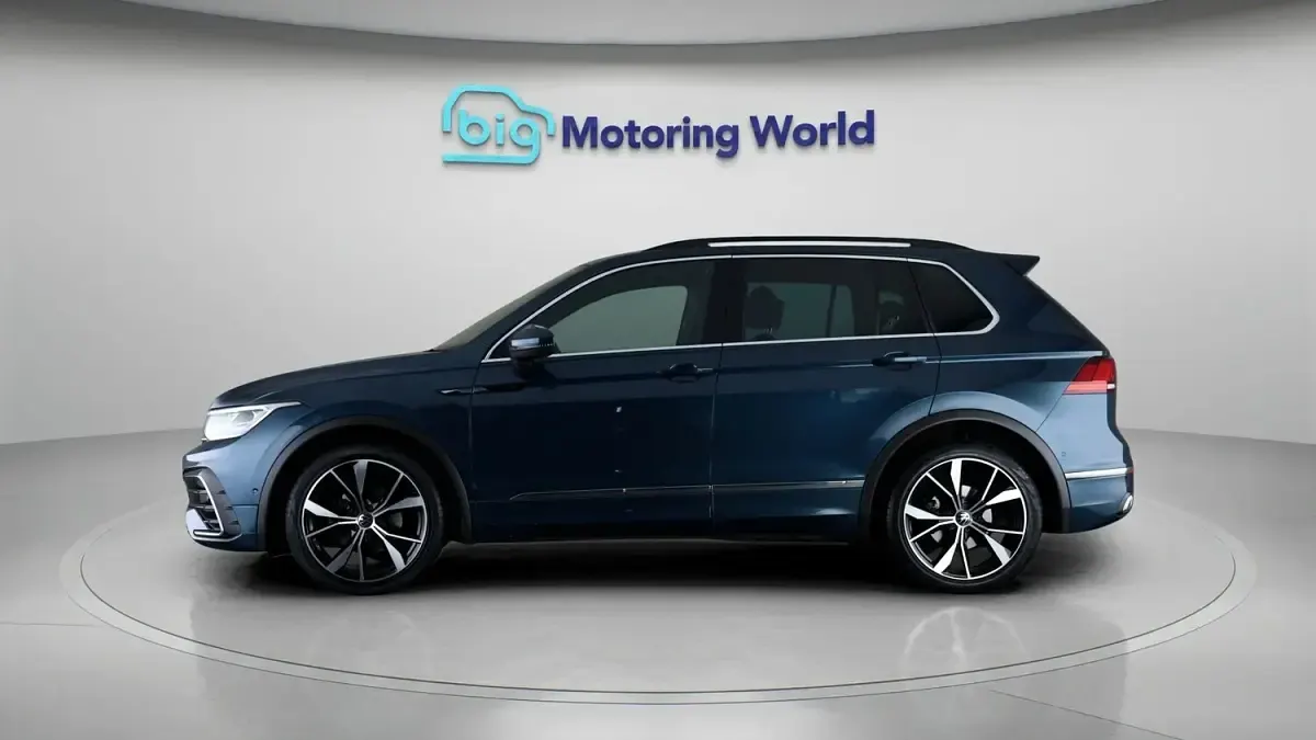 Used VW Tiguan R-line 150 HP (110 kW) 2021 Blue SUV